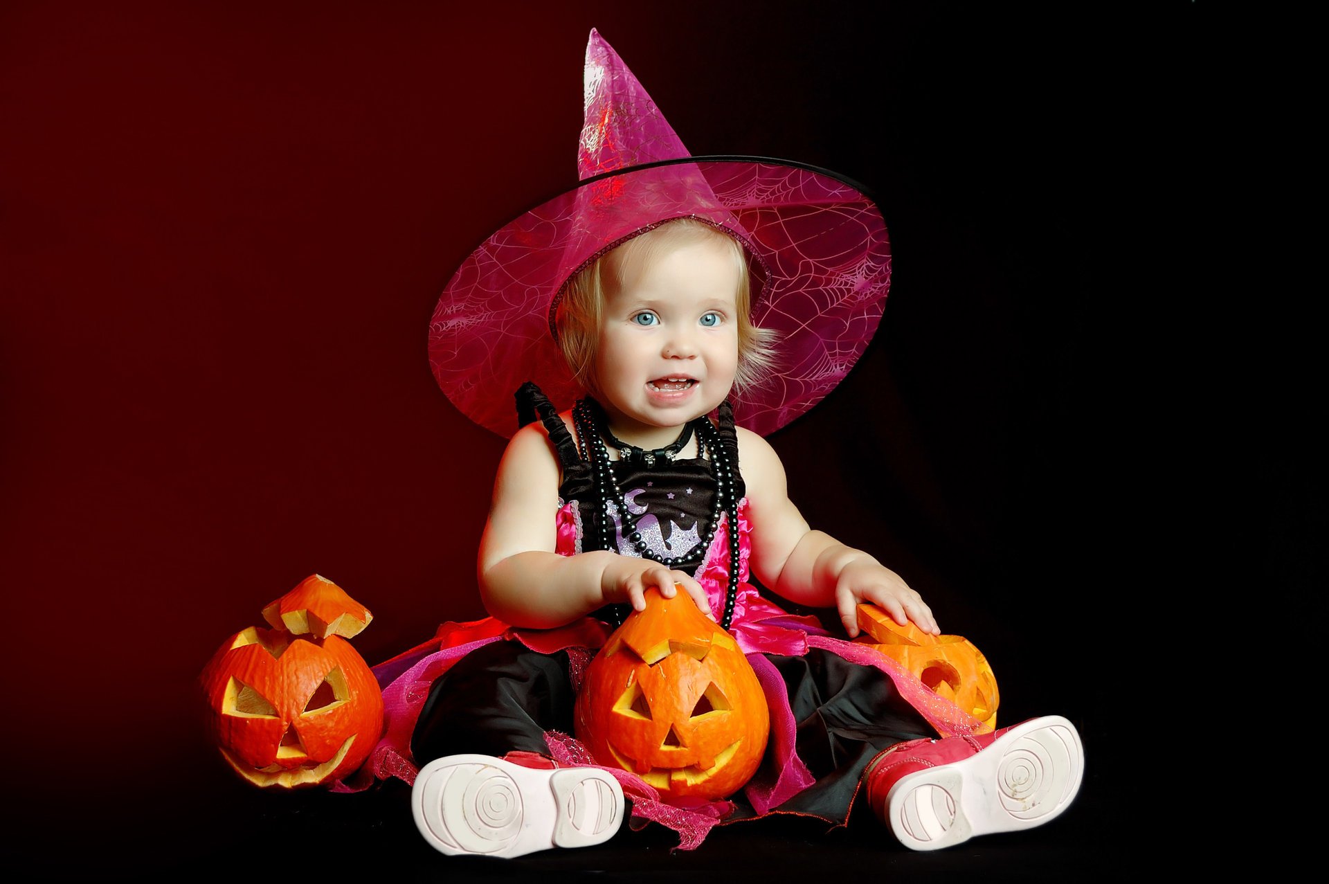 festa halloween zucca ragazza