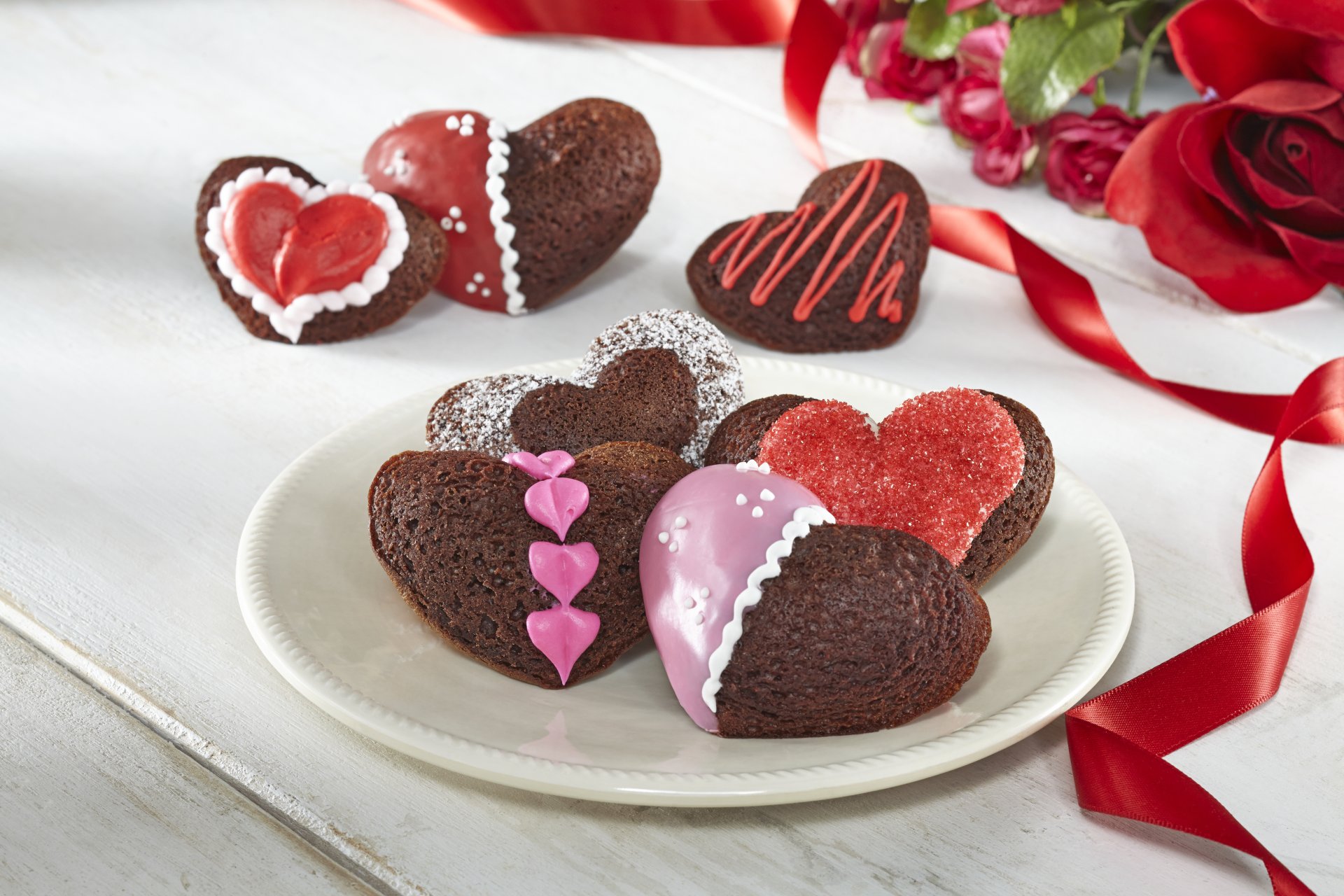 cookies flower roses bouquet holiday cake sweet heart love food biscuits i love you flower