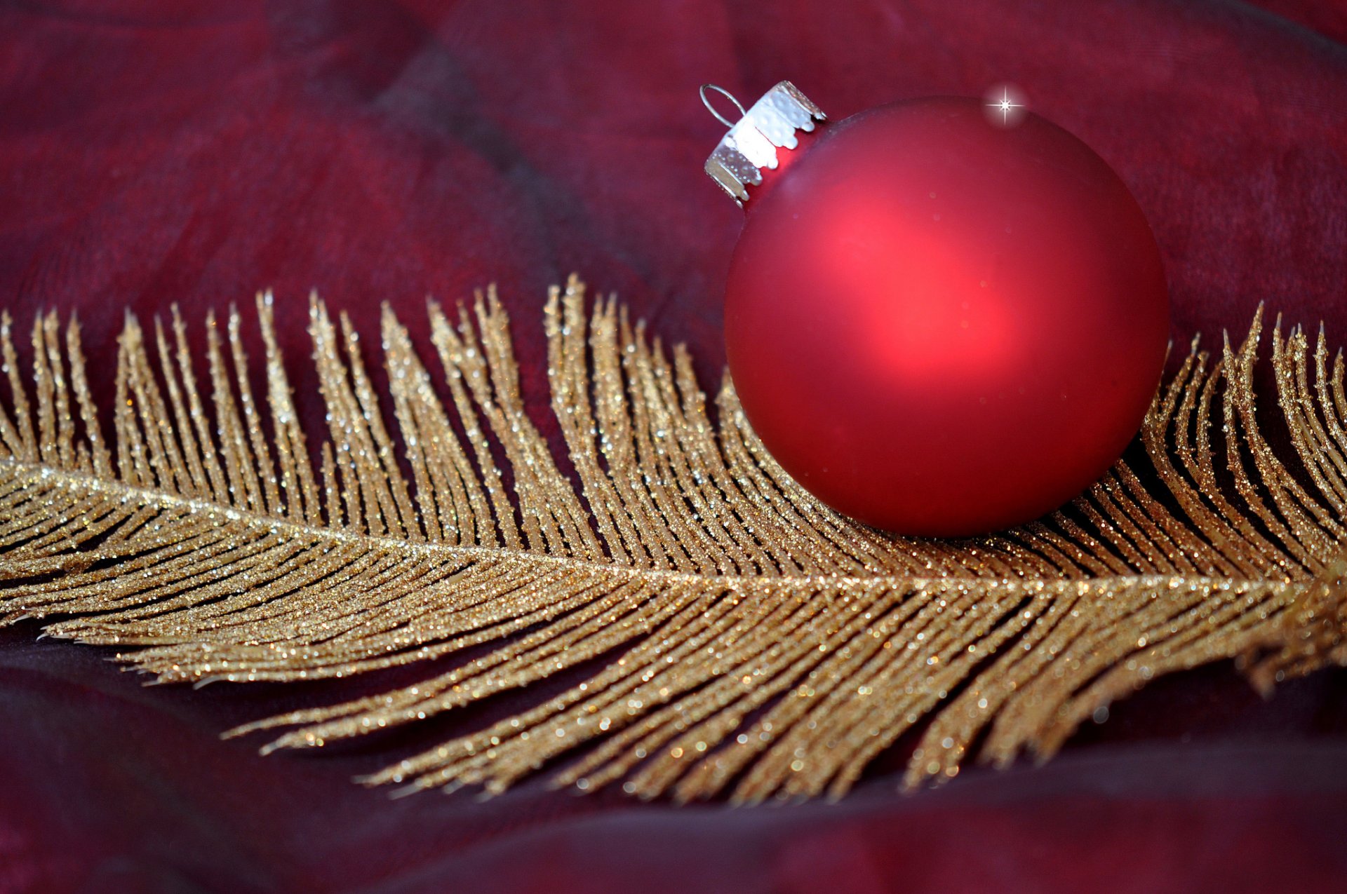 christmas new year ball toys decoration feather
