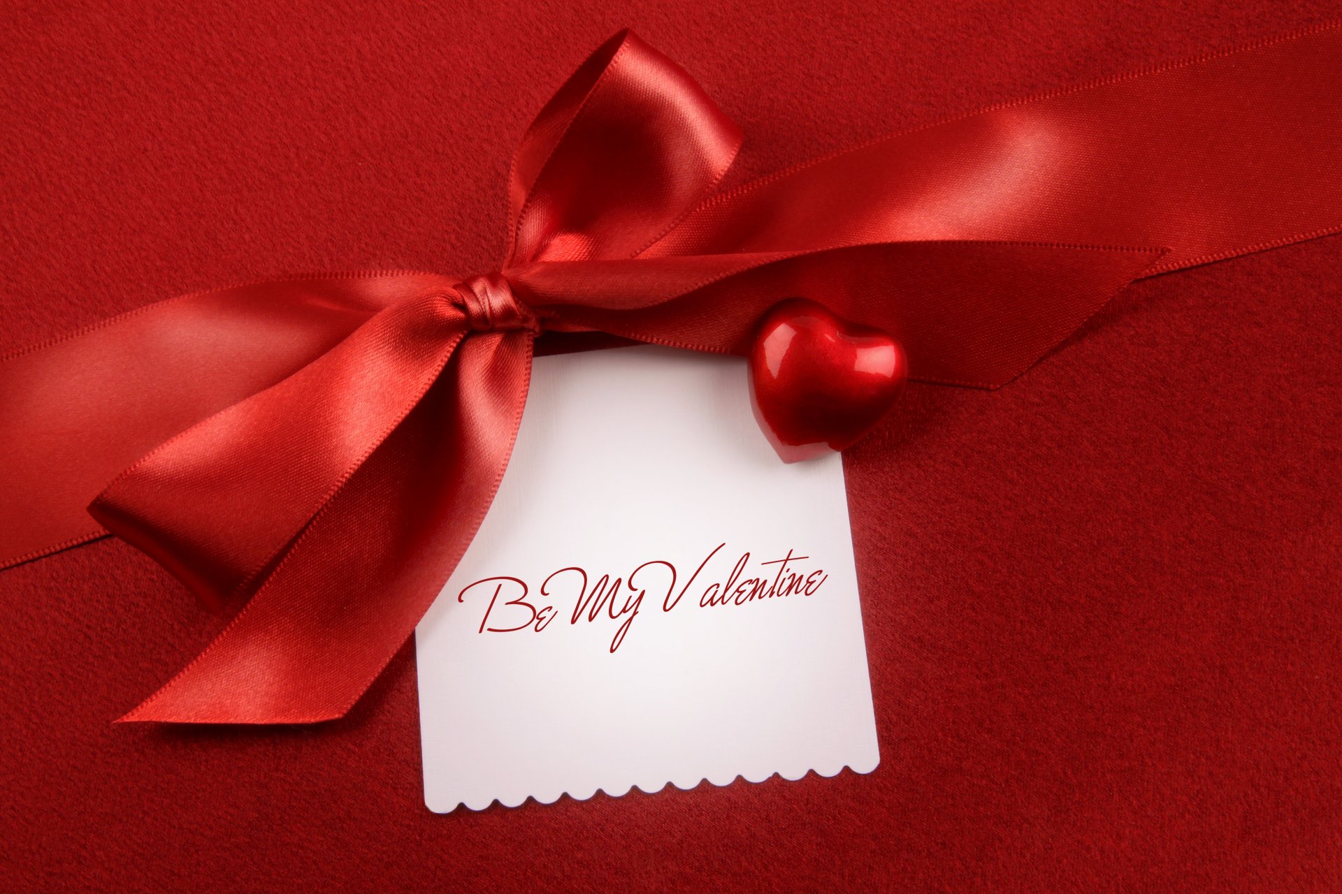 atin ribbon bow heart postcard holiday valentine s day satin ribbons bow rest