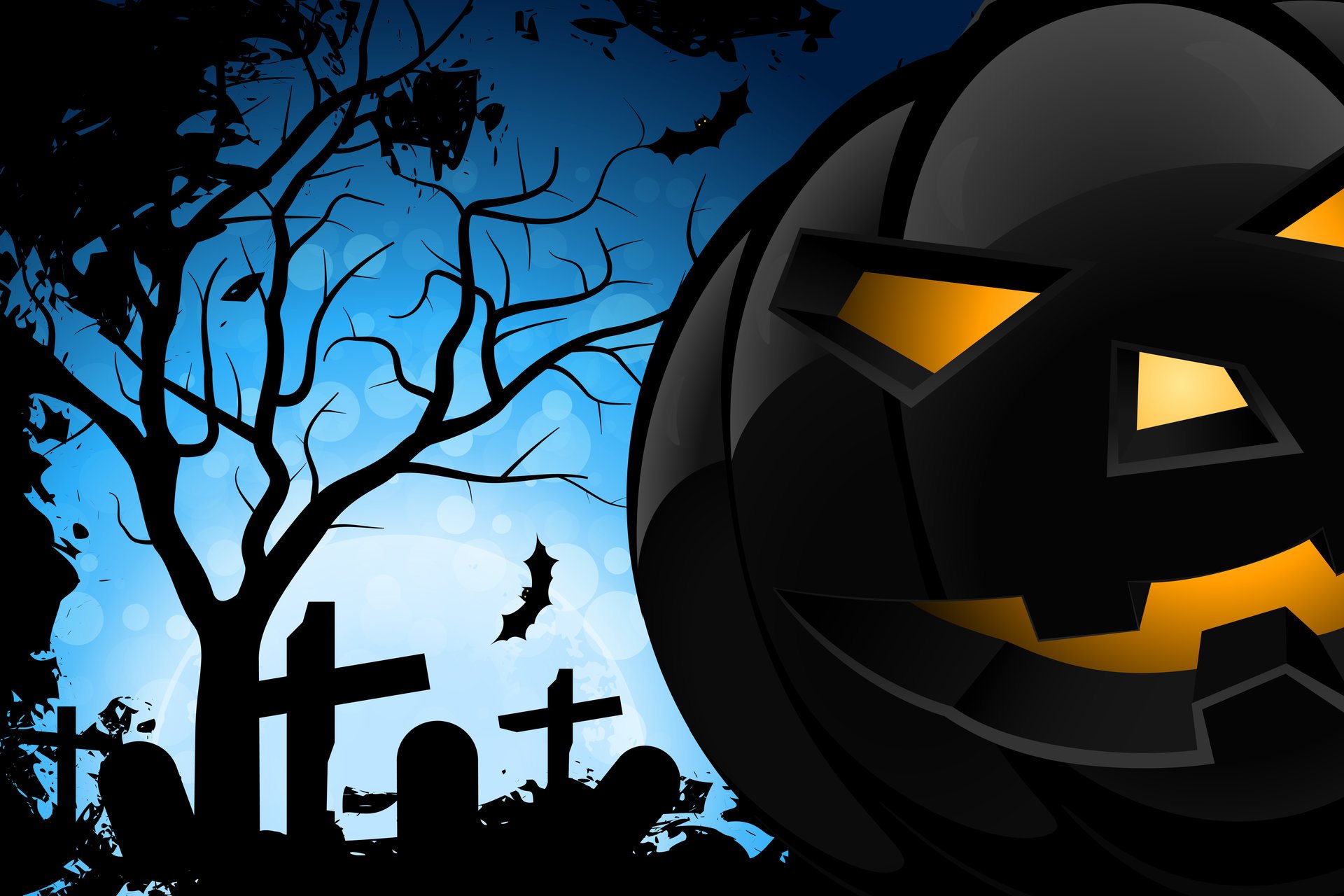 halloween böse kürbisse gruselig beängstigend böse kürbisse fledermäuse gruselig beängstigend