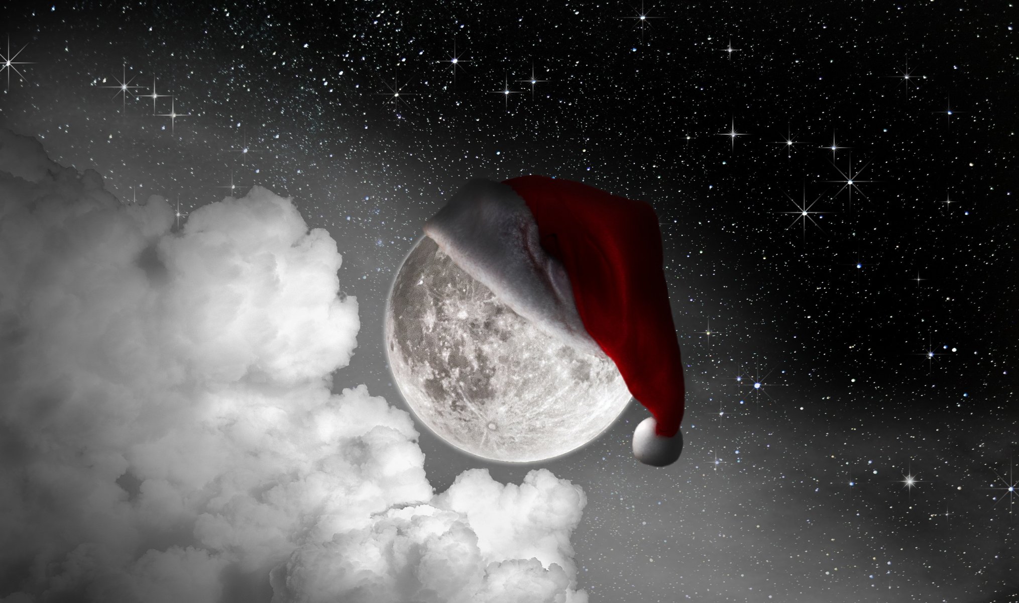 moon hat holiday