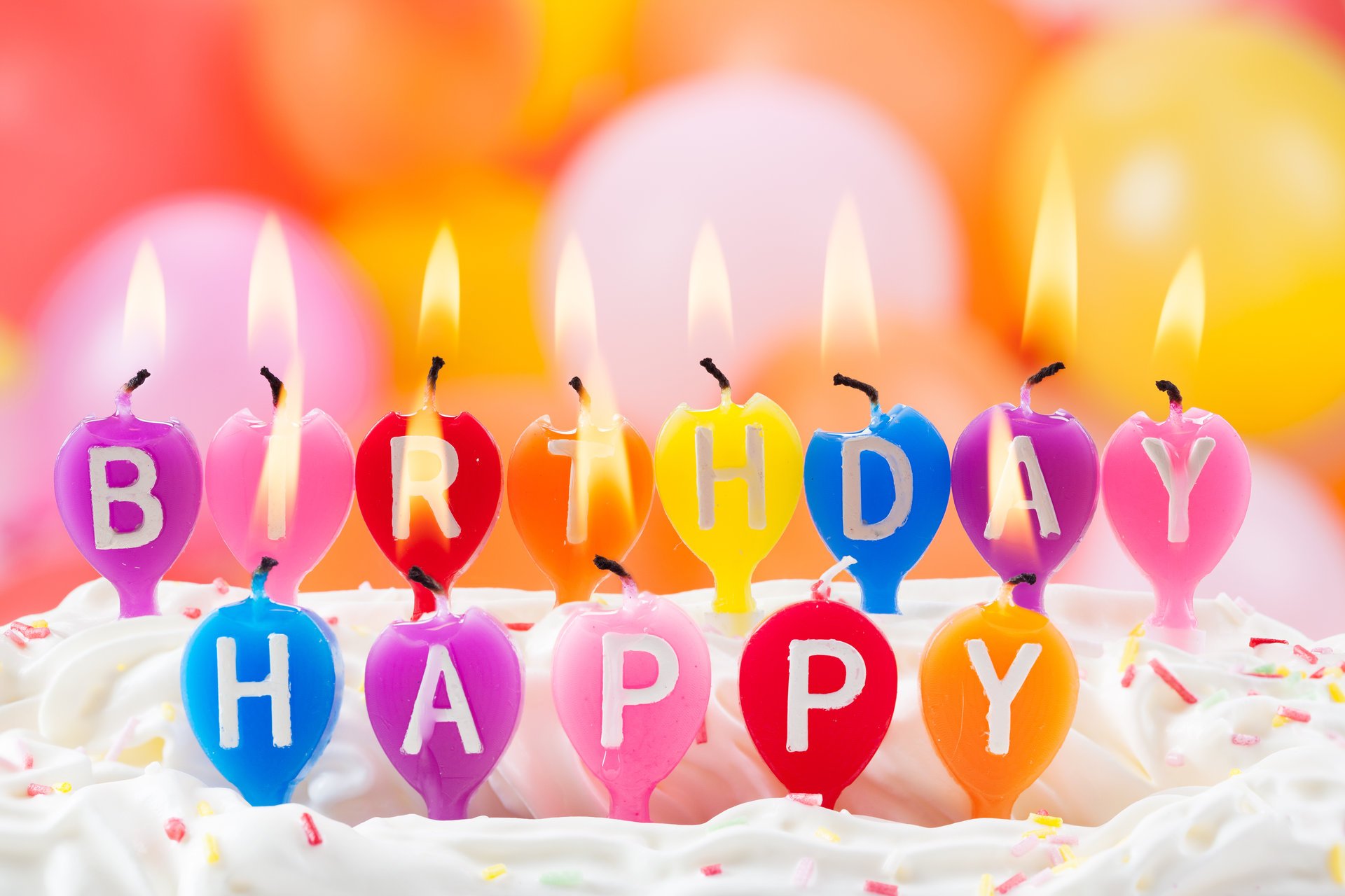 happy birthday candle