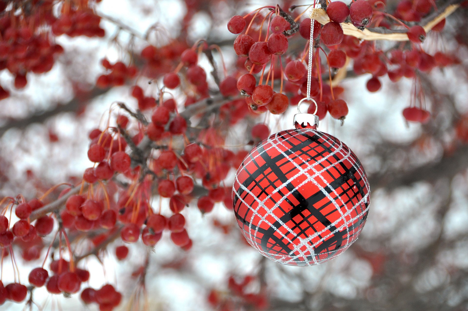branch berries ball decoration toys christmas new year