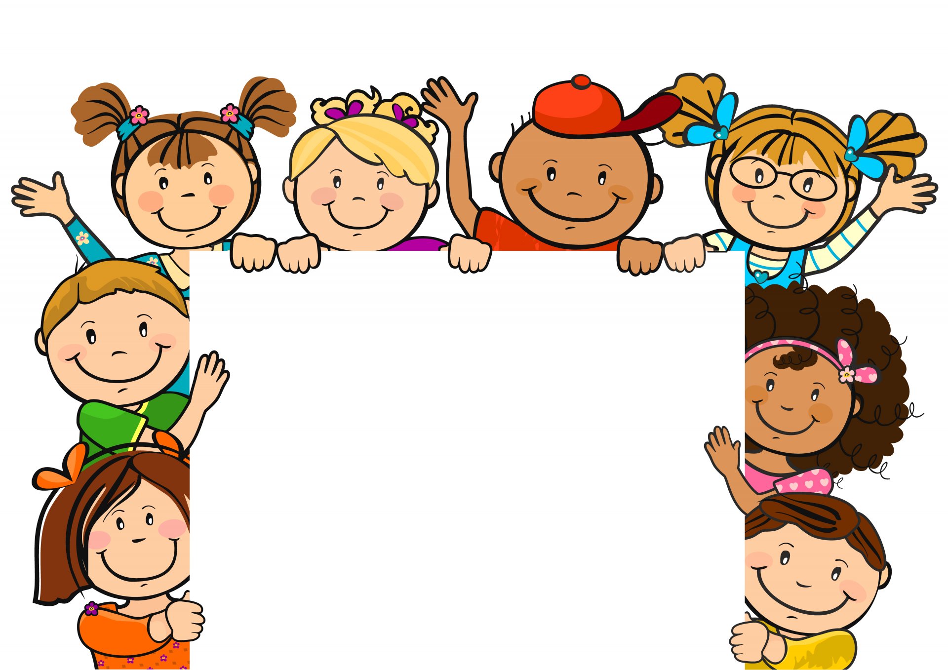 cadre photo enfants salutations amis âme