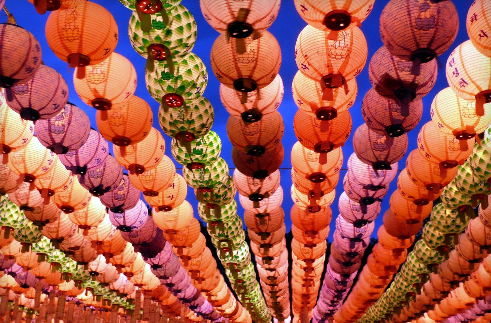 china cielo linternas textura luces luz