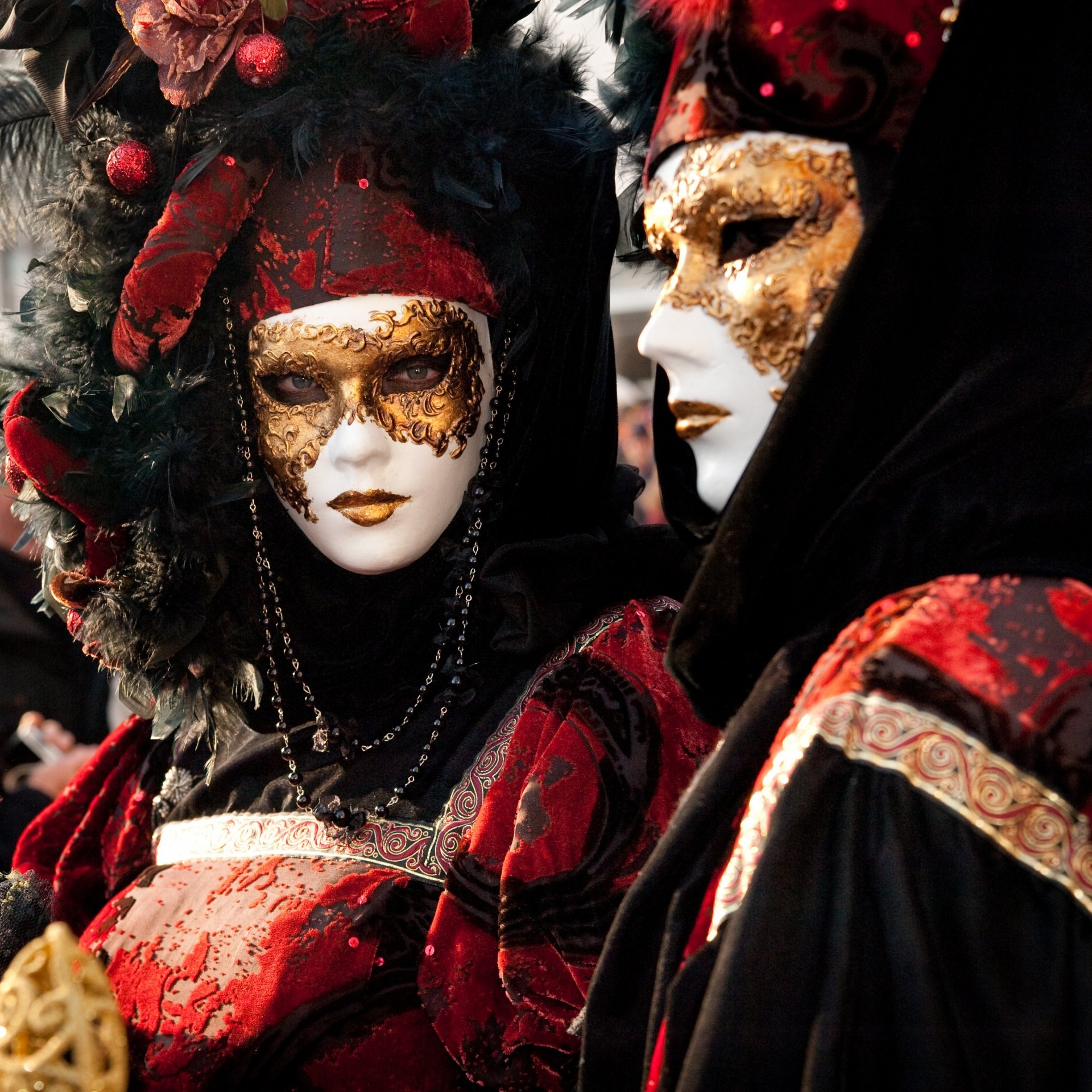 venice man mask carnival city holuday