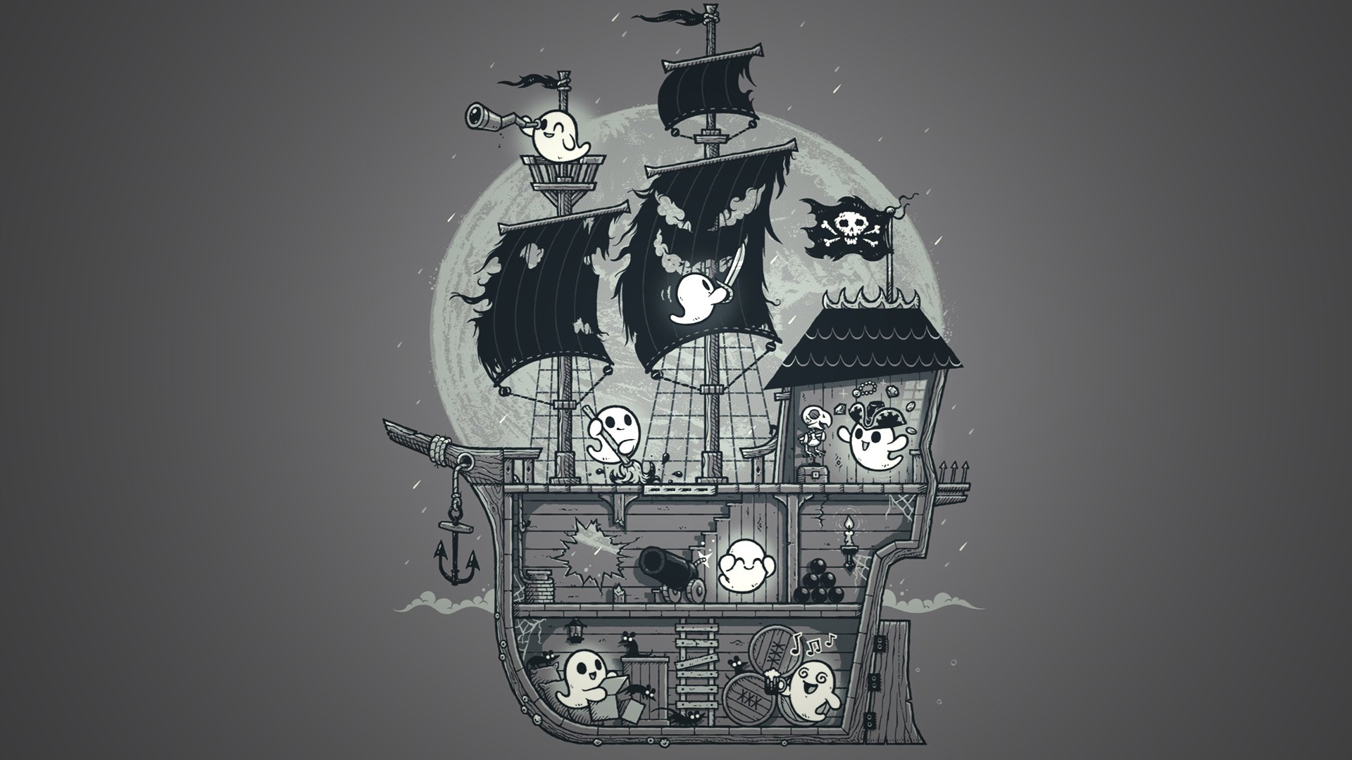 halloween halloween besetzung schiff mond wm minimalismus
