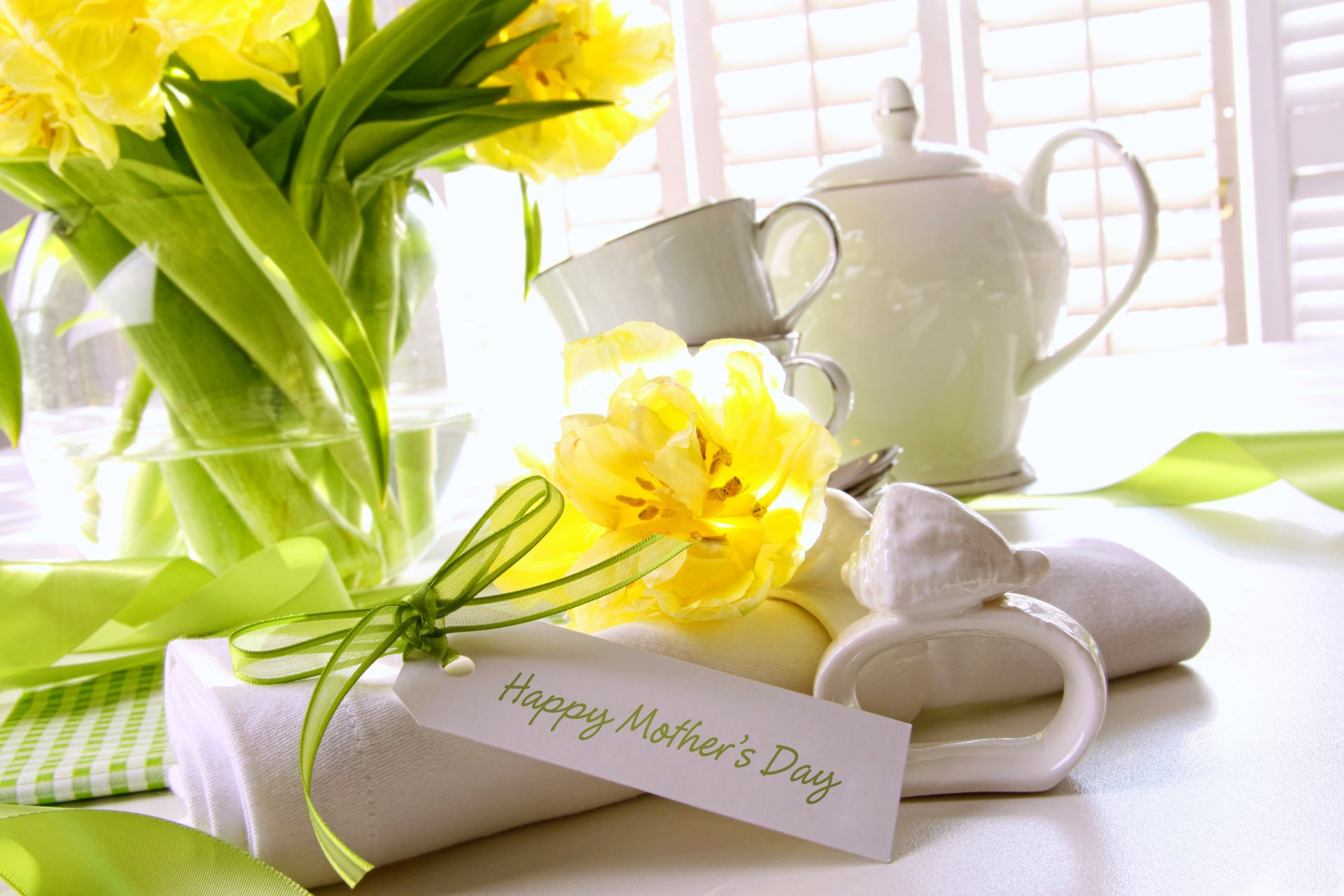 cards flowers bouquet tulips vacation mother s day card holiday