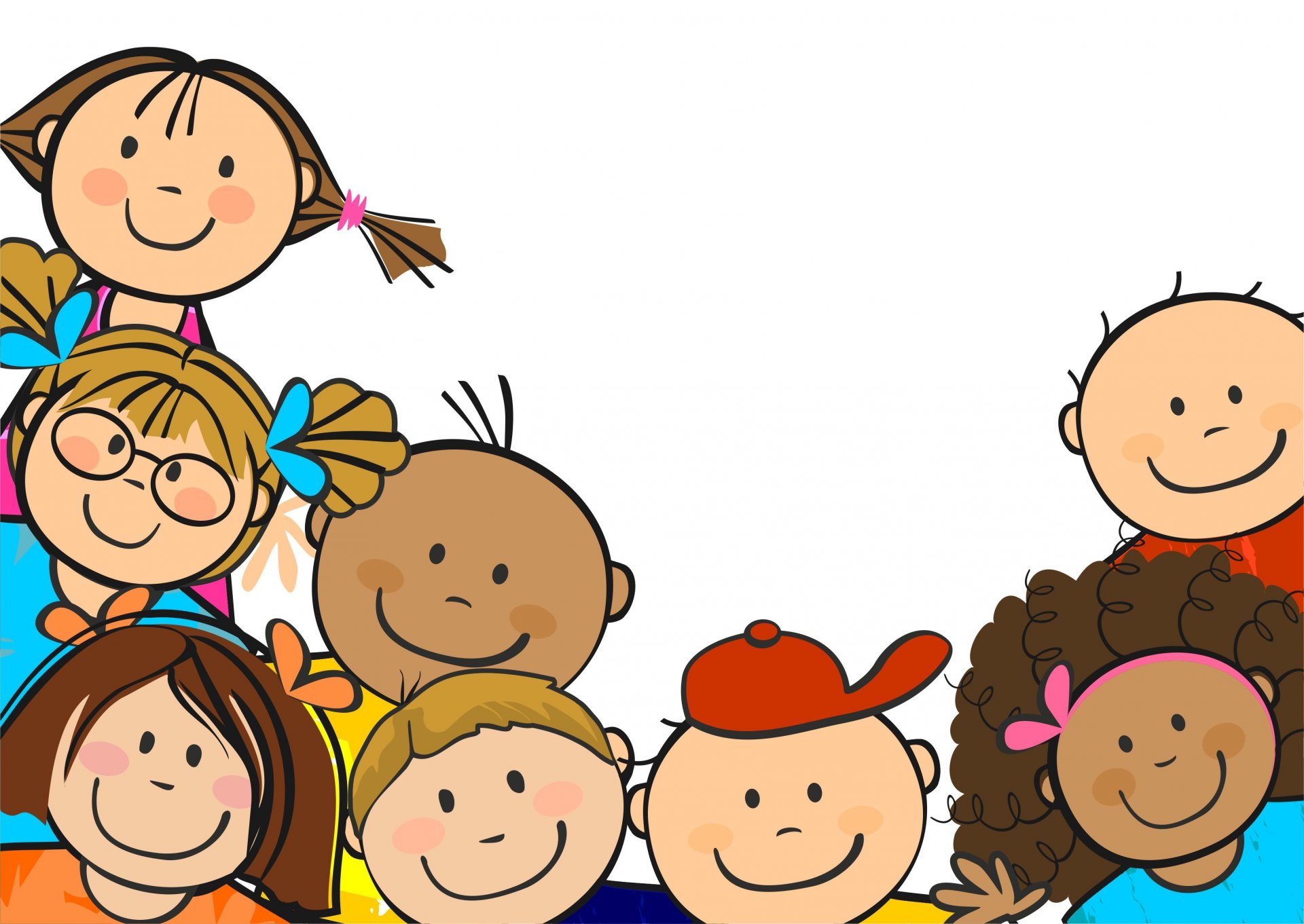 enfants félicitations amis