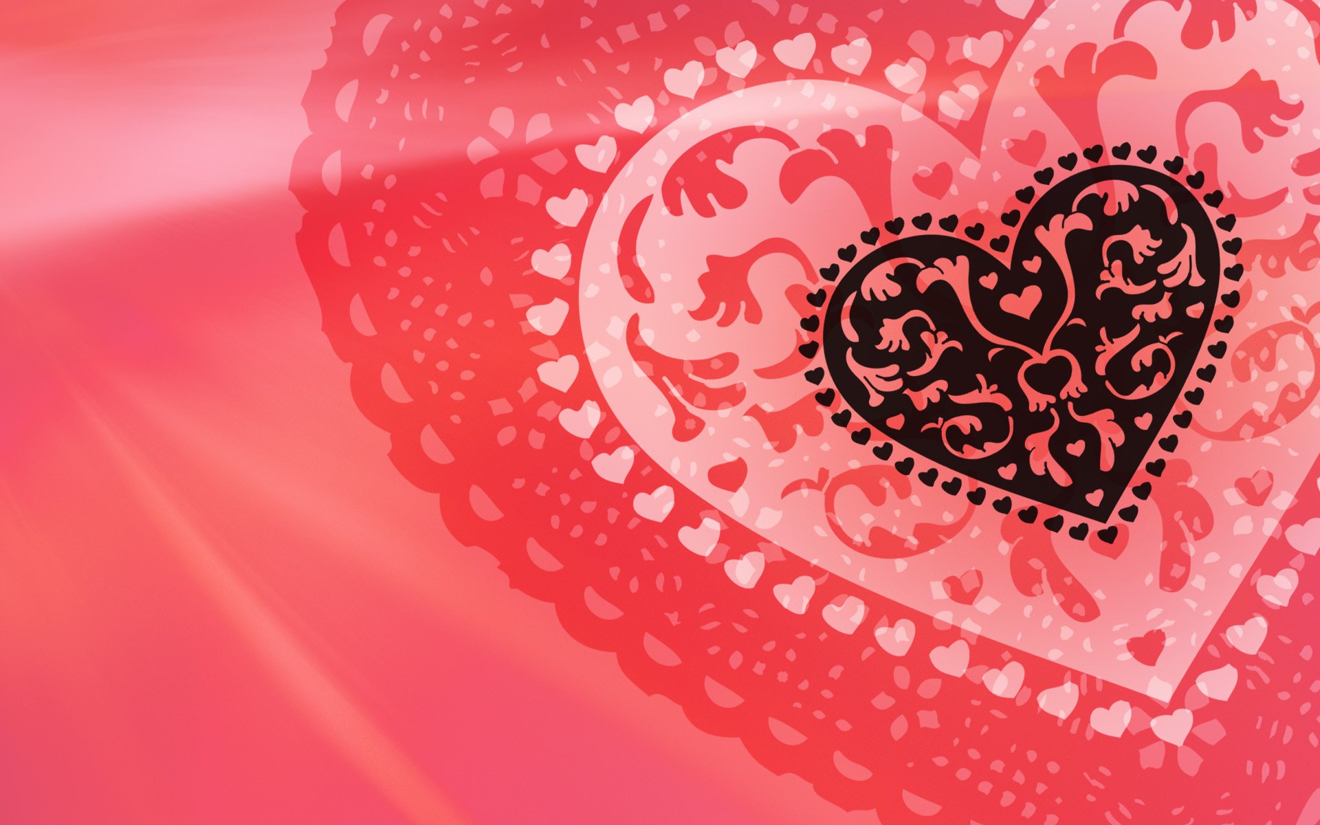 rosso cuore traforato san valentino san valentino