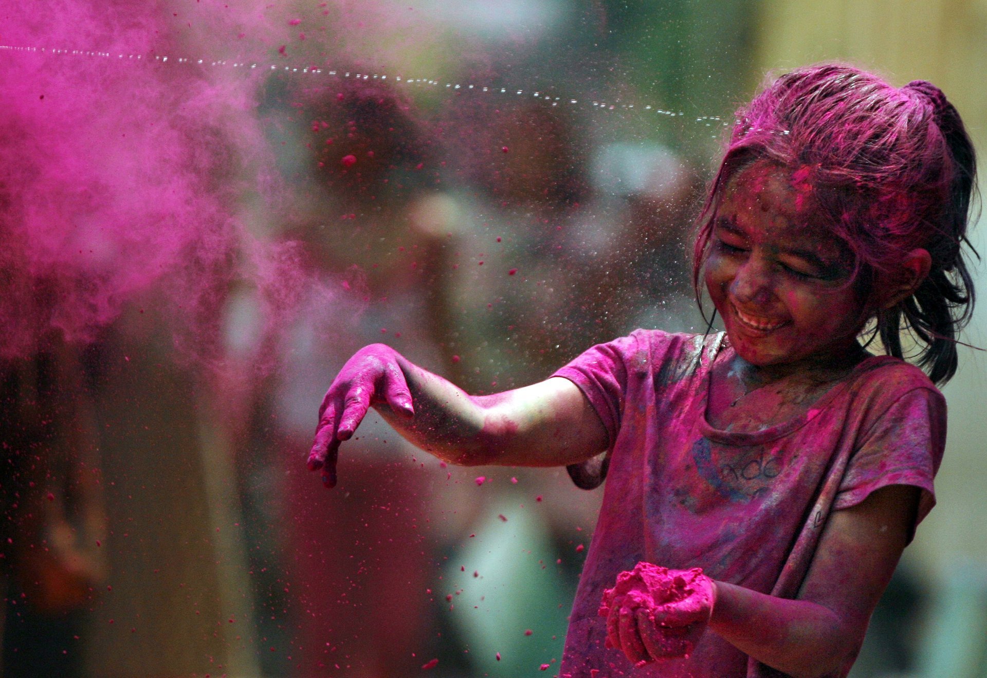 festival of colors rainbow happine