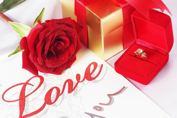 Wedding in red tones