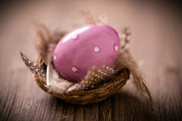Easter egg. delicate colors