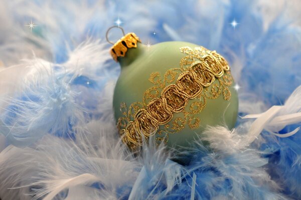 Beautiful cozy Christmas ball