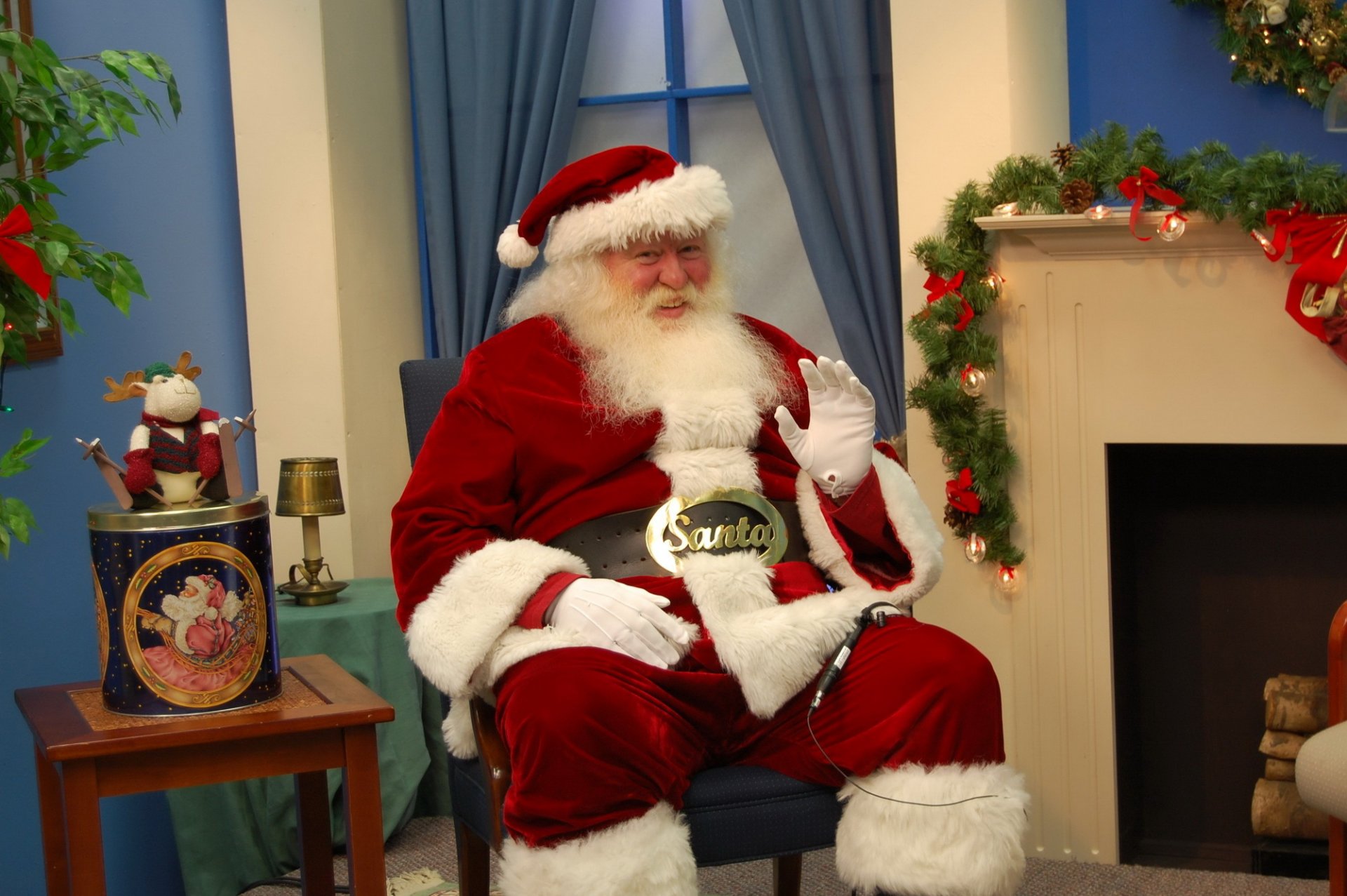 vacaciones año nuevo navidad papá noel santa claus sombrero barba foto