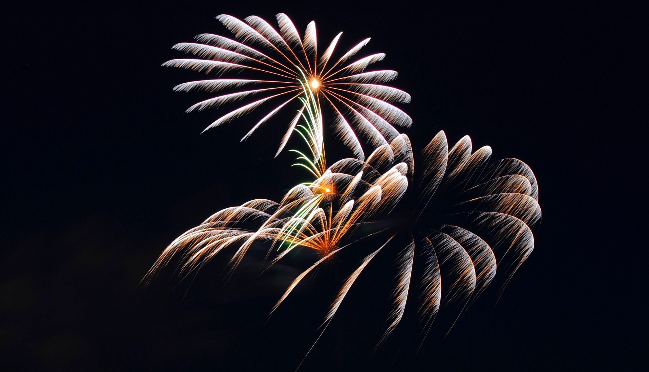 night fireworks salute