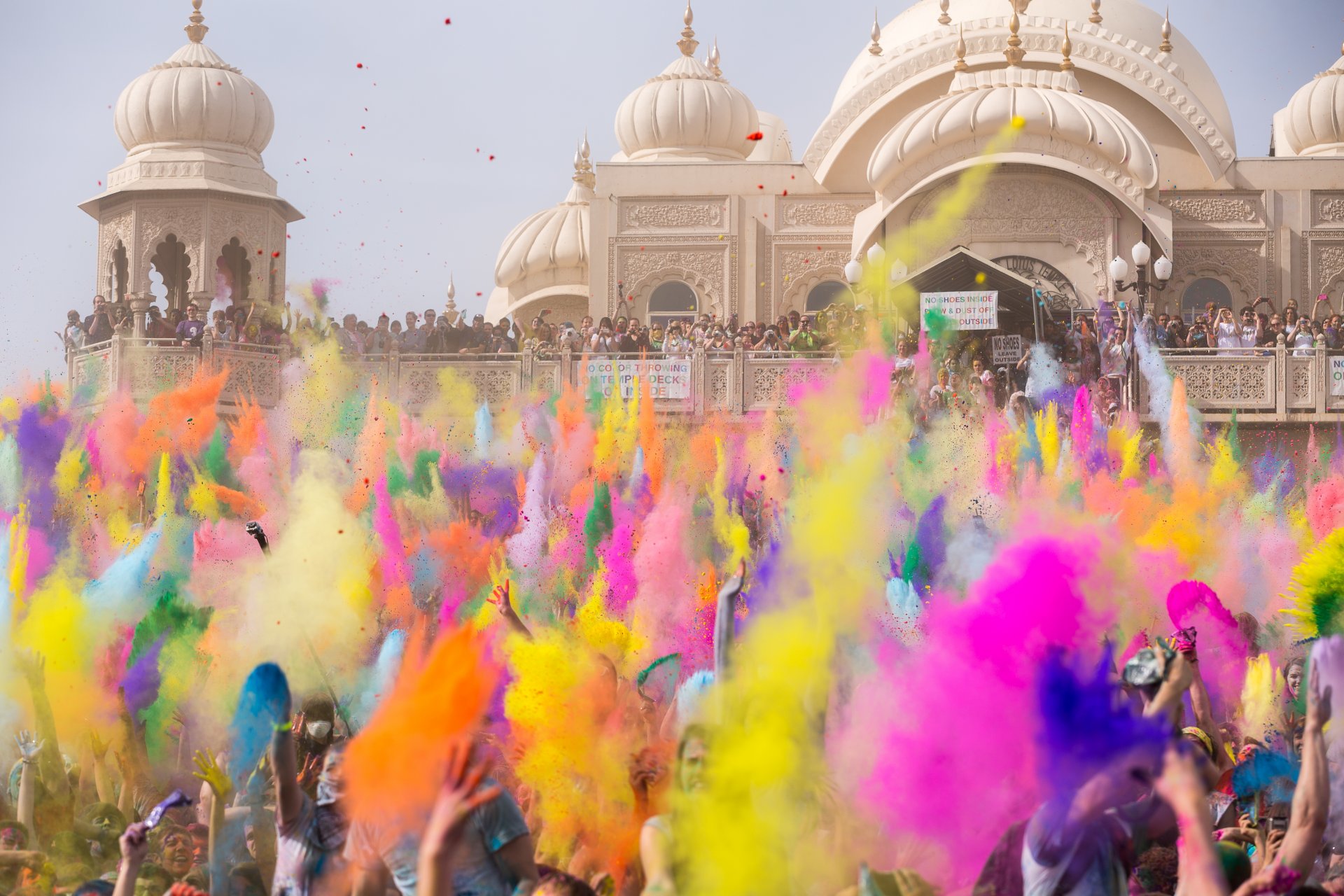 festival persone vernice festival di colore utah