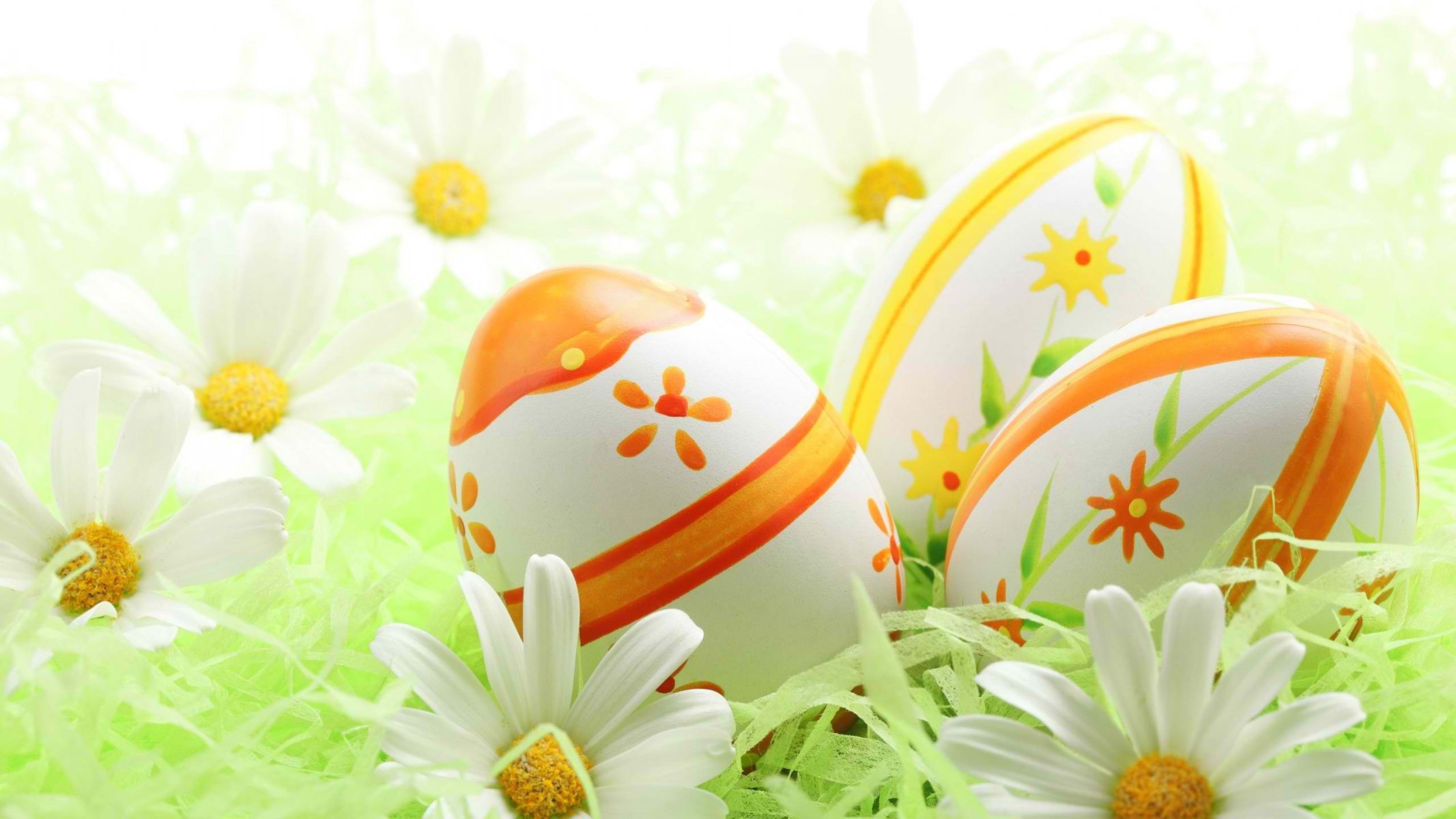 easter eggs religion flowers paint