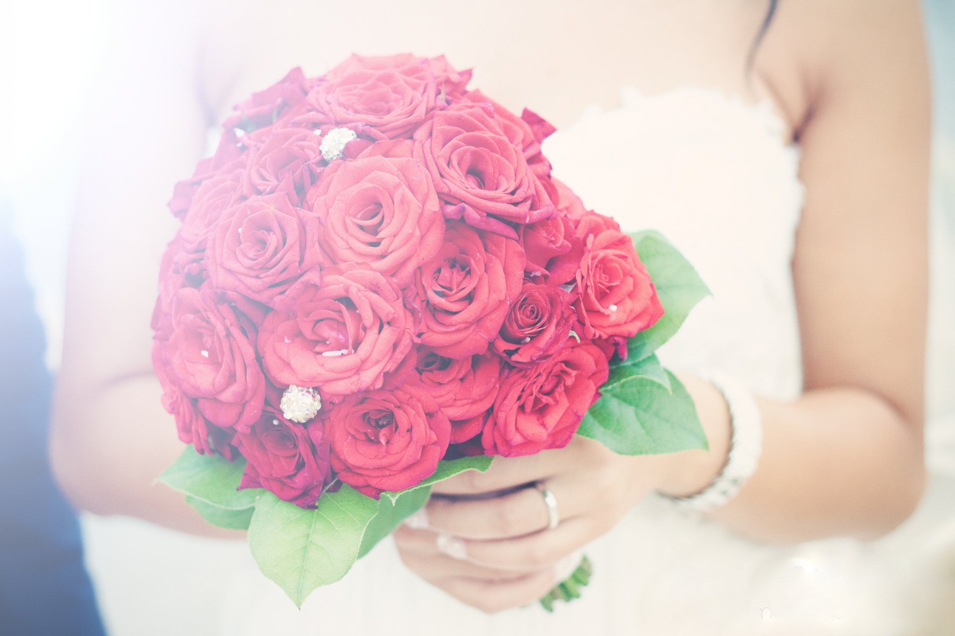 ramo boda flores rosas