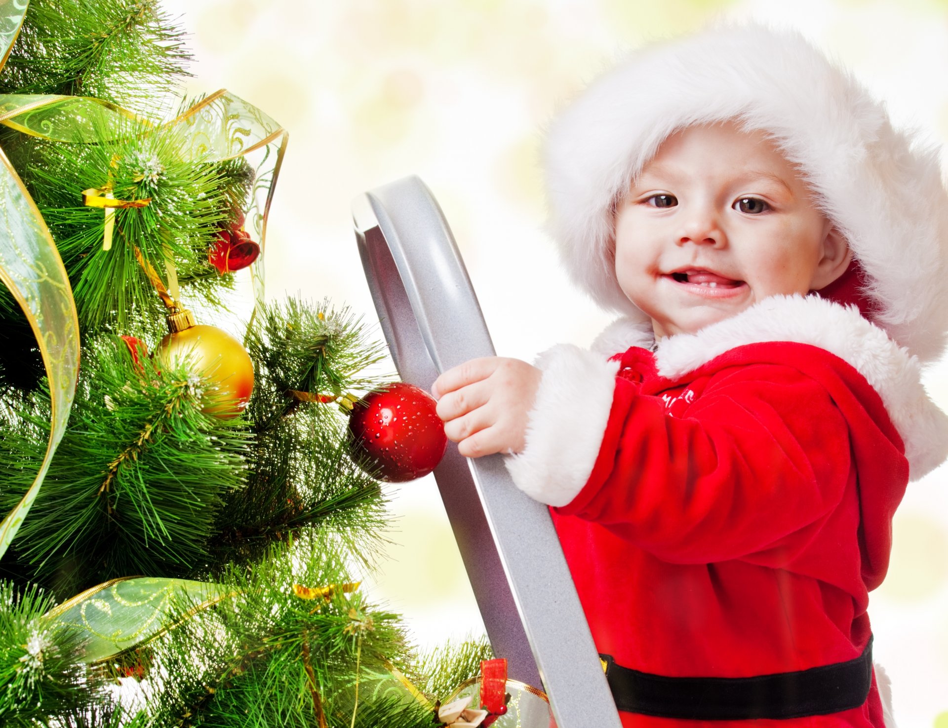 new year merry christmas adorable funny lovely baby christmas tree merry christmas adorable funny handsome guy kids christmas tree stair