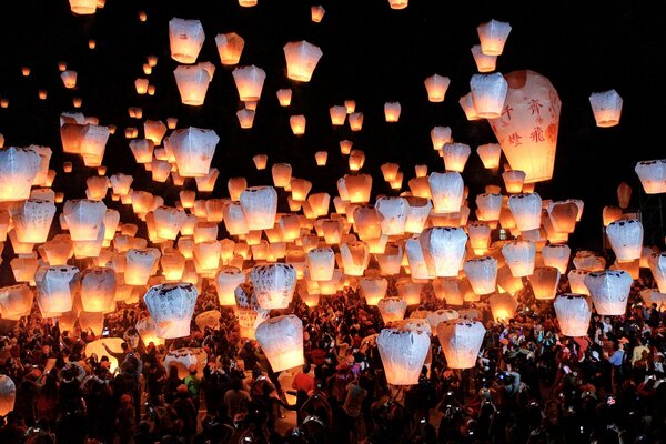 Taiwan - Festival delle lanterne-la bellezza dei desideri espressi