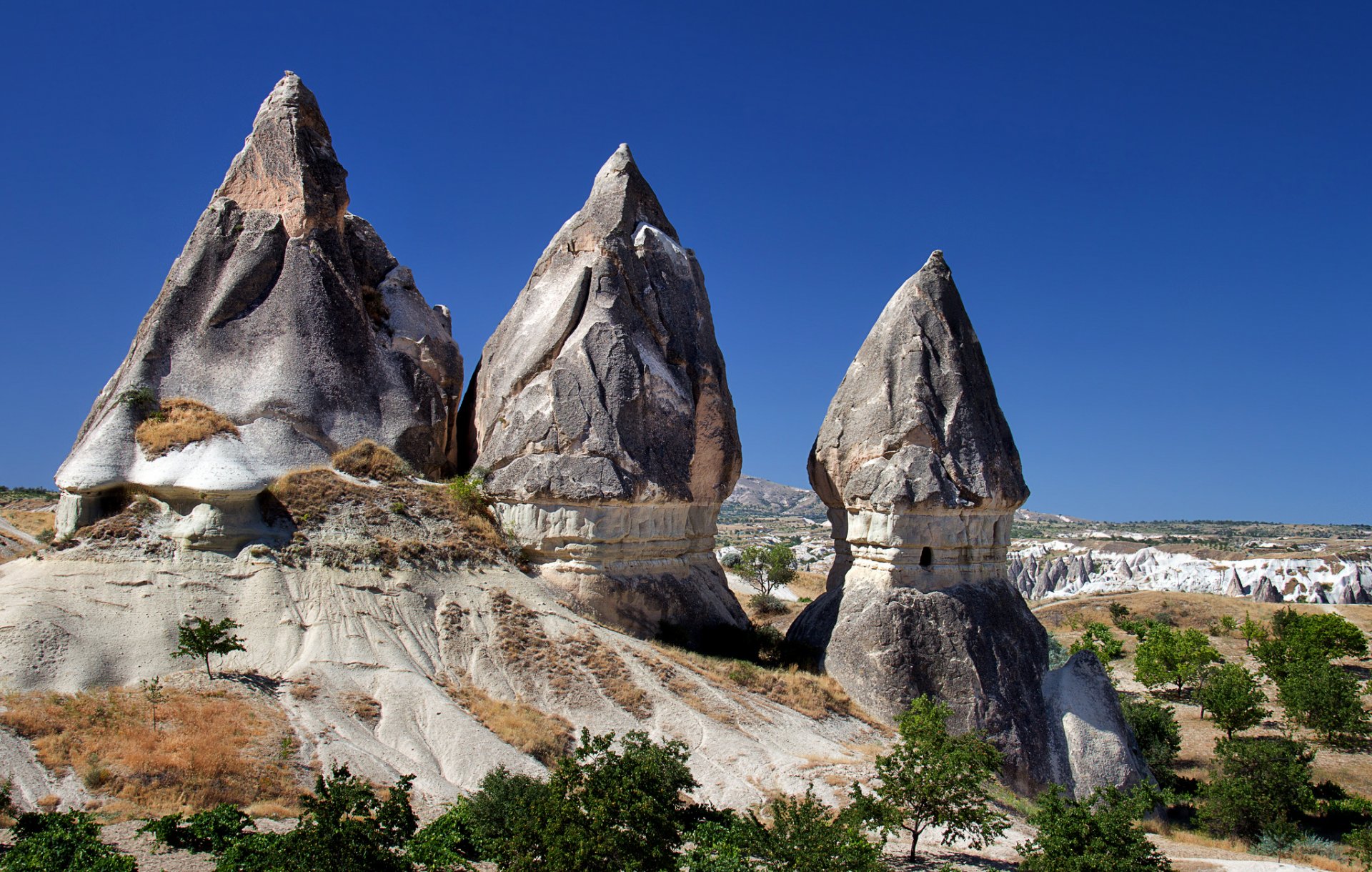 kappadokien türkei berge felsen natur