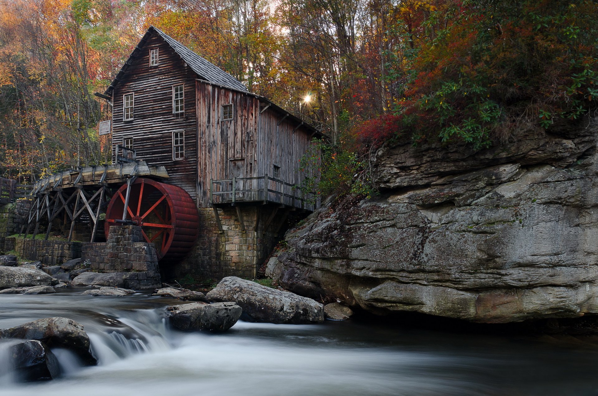 river mill landscape