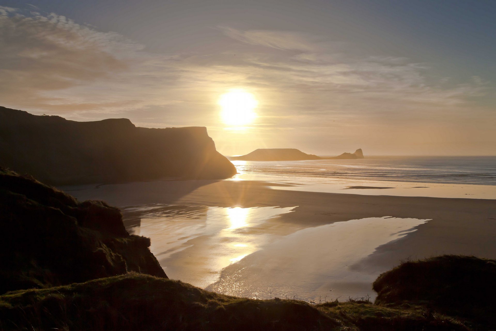 meer strand sonne dunst