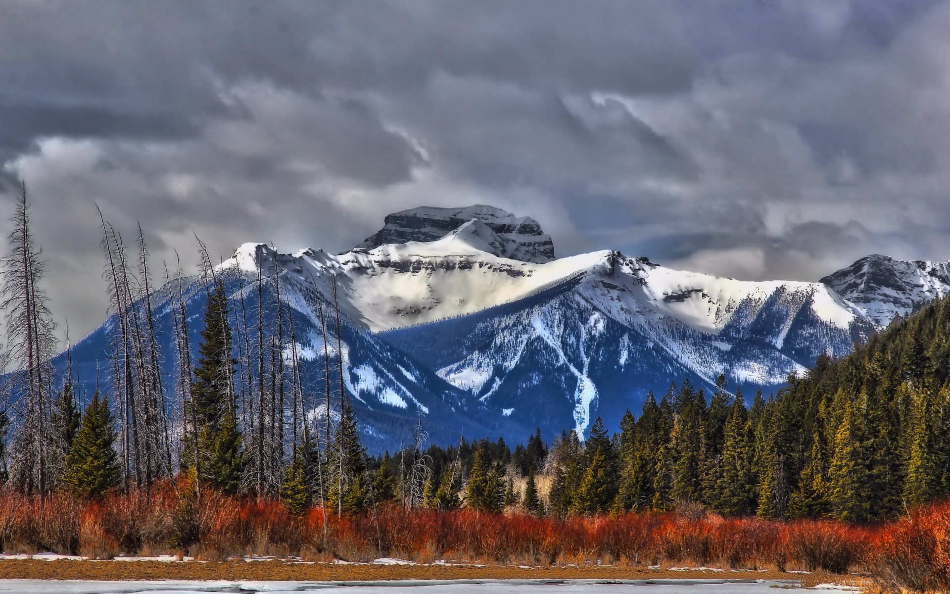 canada alberta montagne paesaggio