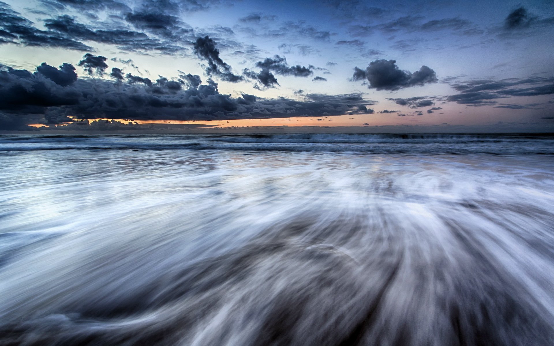 tramonto mare cielo paesaggio