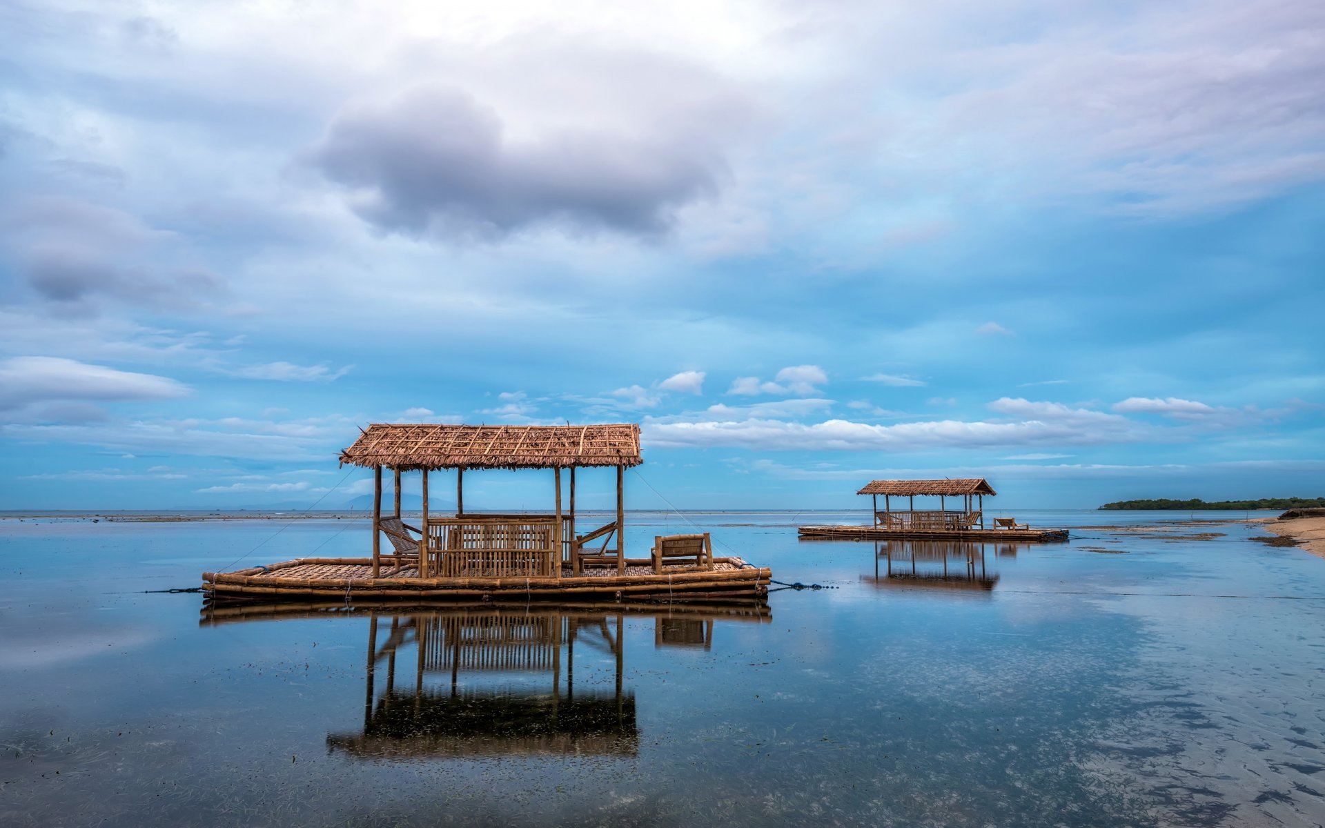 filipiny calabarzon calatagan morze domki