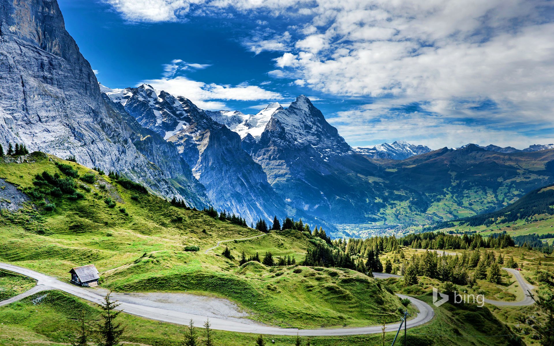 passo grosse scheidegg svizzera eiger eiger montagne casa strada