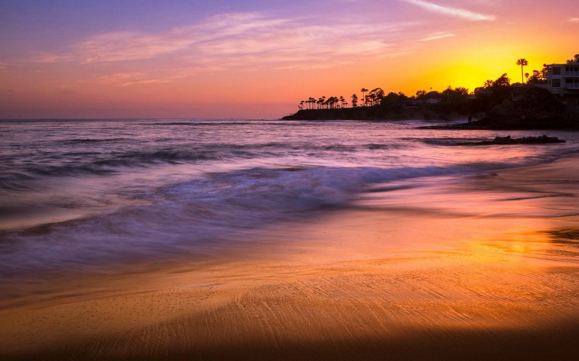 hailer park laguna beach sonnenuntergang