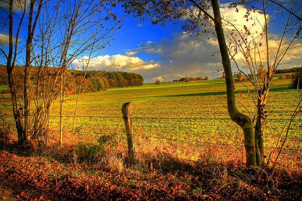 Clima limpido, soleggiato e autunnale