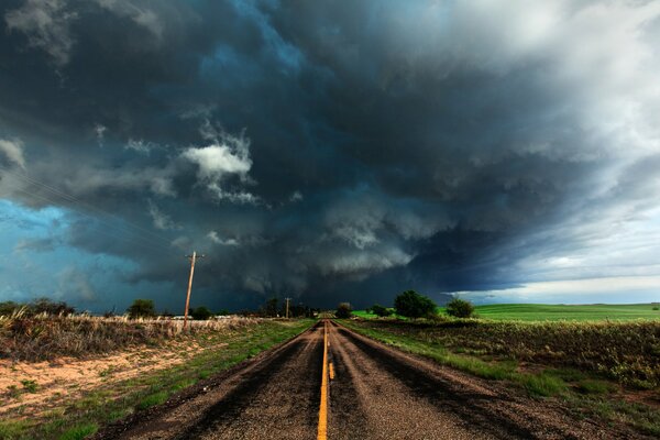 Tempesta sulla Strada del Texas