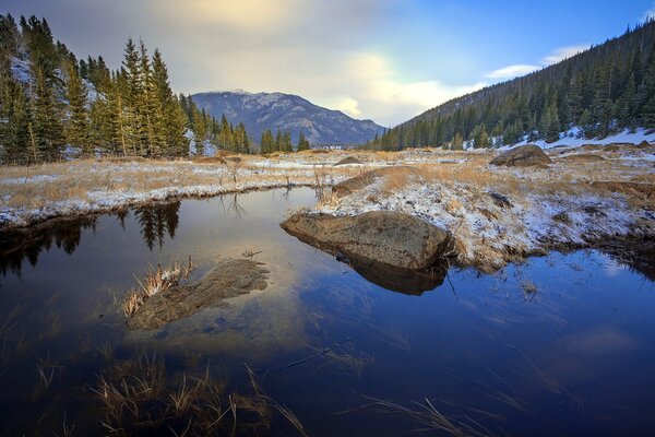 Landschaft der Seeberge