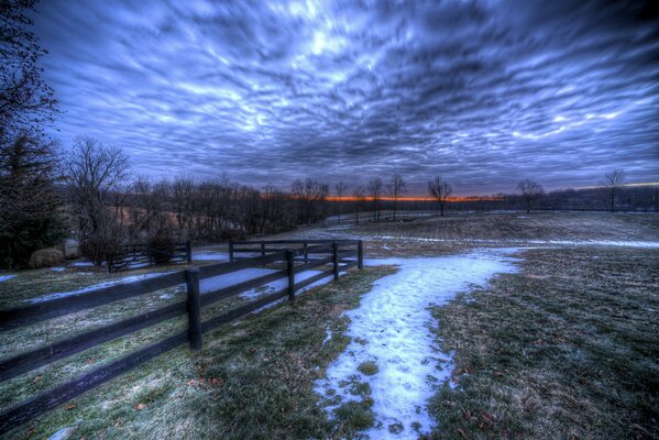 Landscape Sea nature fence