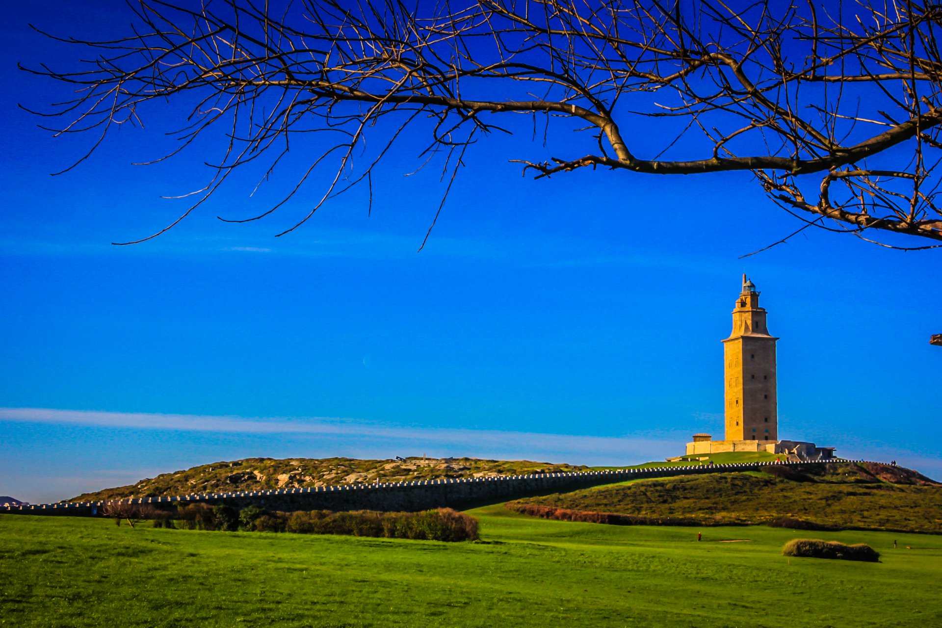 torre de hércules torre de hércules faro romano la coruña españa