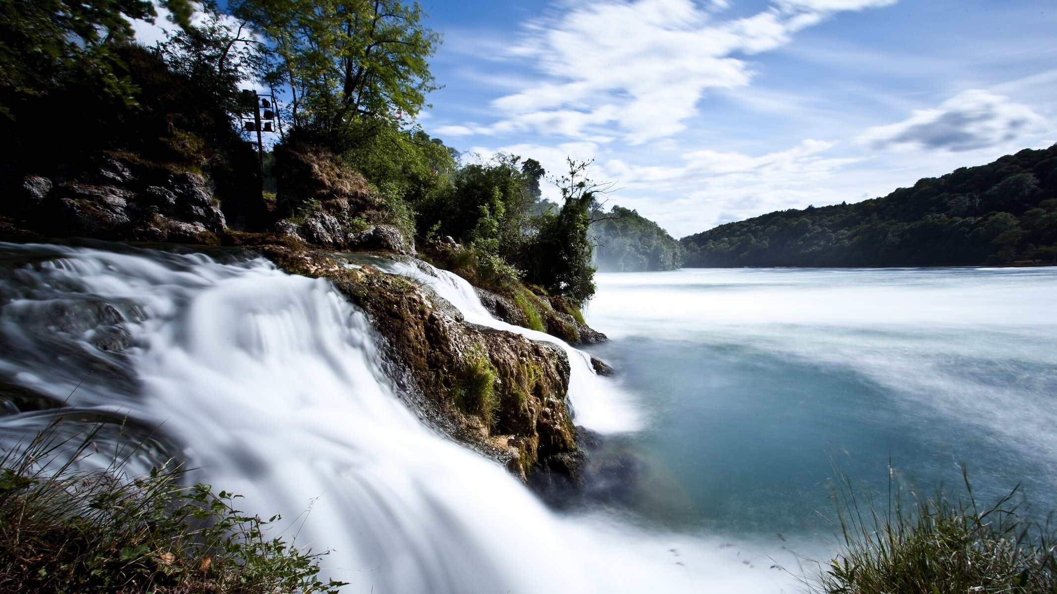 cascade du rhin suisse schweizaria rivière