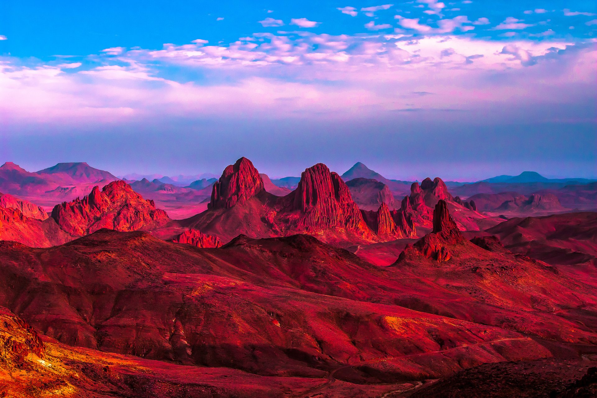 ugar algeria africa mountain sand rock desert