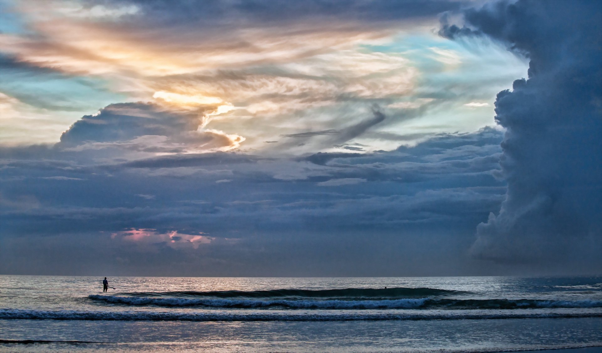 homme mer ciel paysage