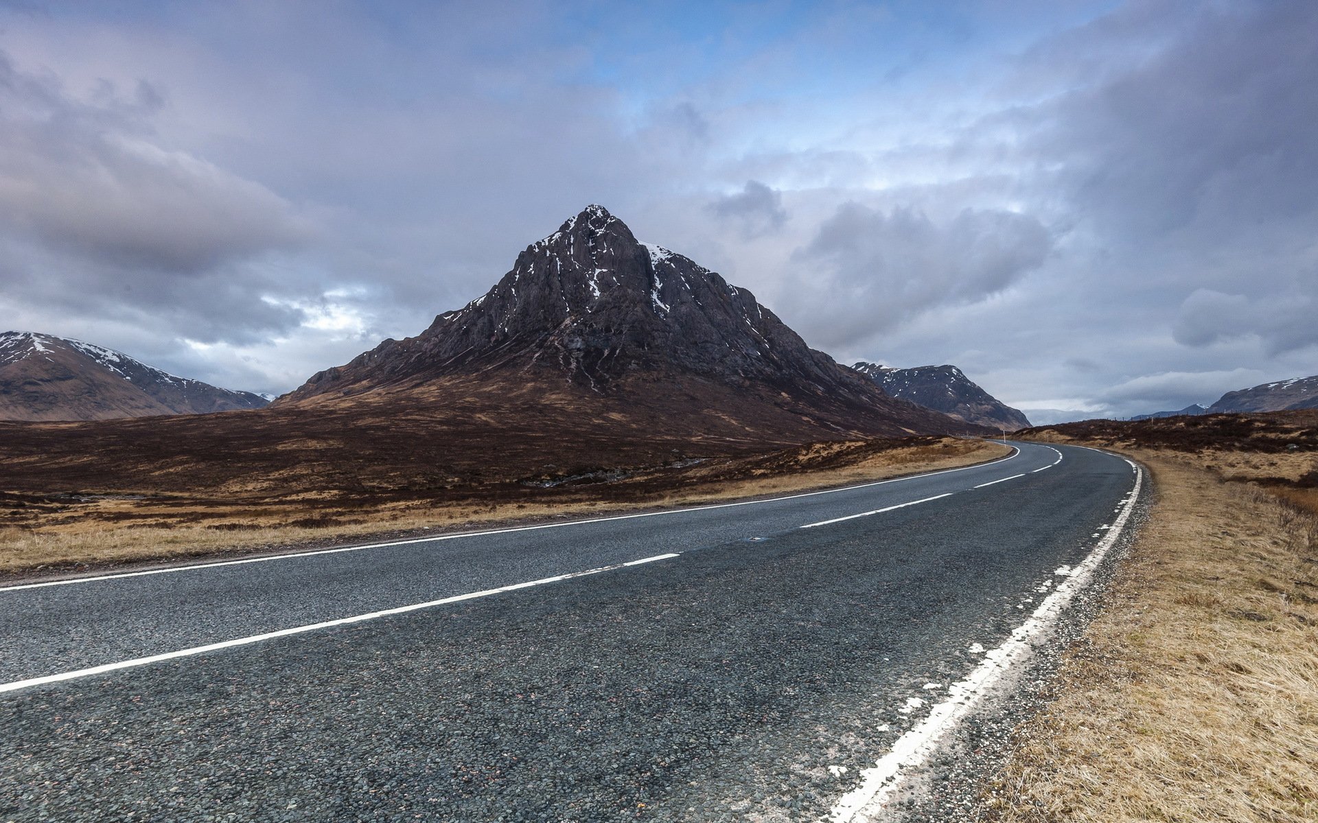 road mountain landscape