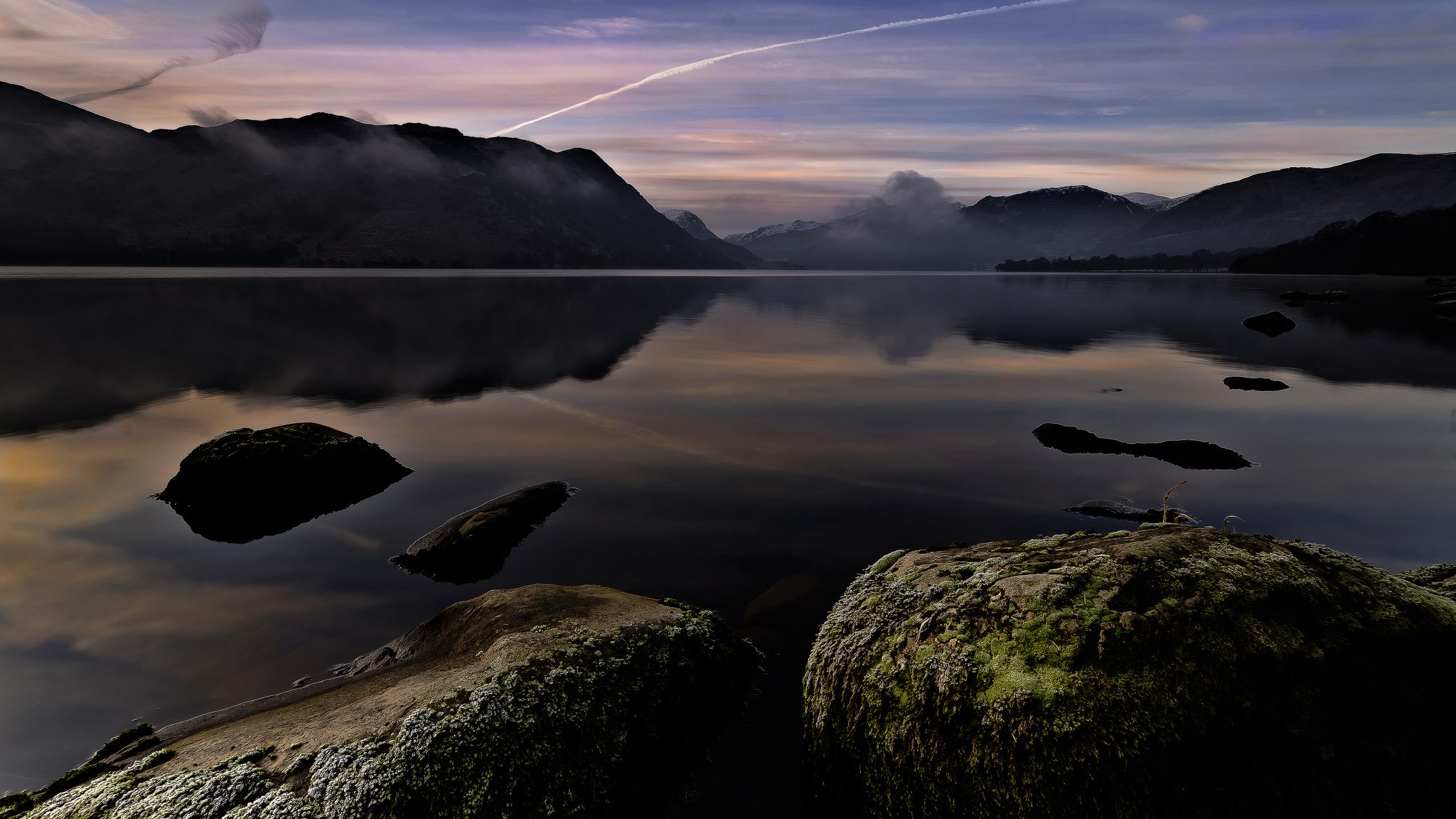 ullswater england lake alswater steine berge