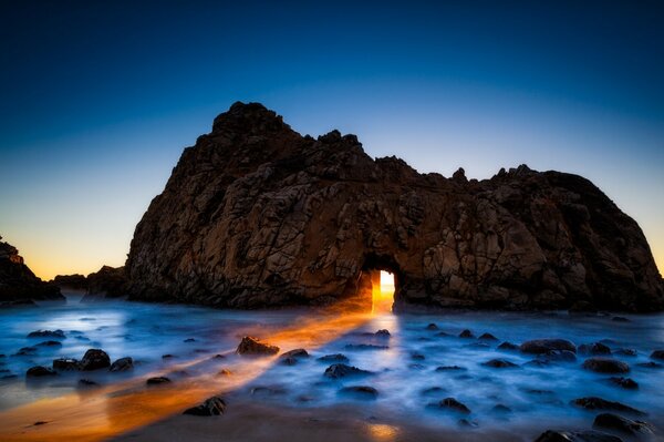 Playa de California Pfeiffer Ocean