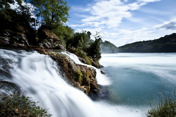 Rheinfall in der Schweiz