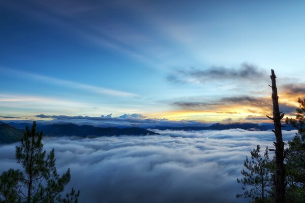 The magic of sunset in the Far East