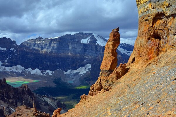 The beauty of the mountain landscape is unique