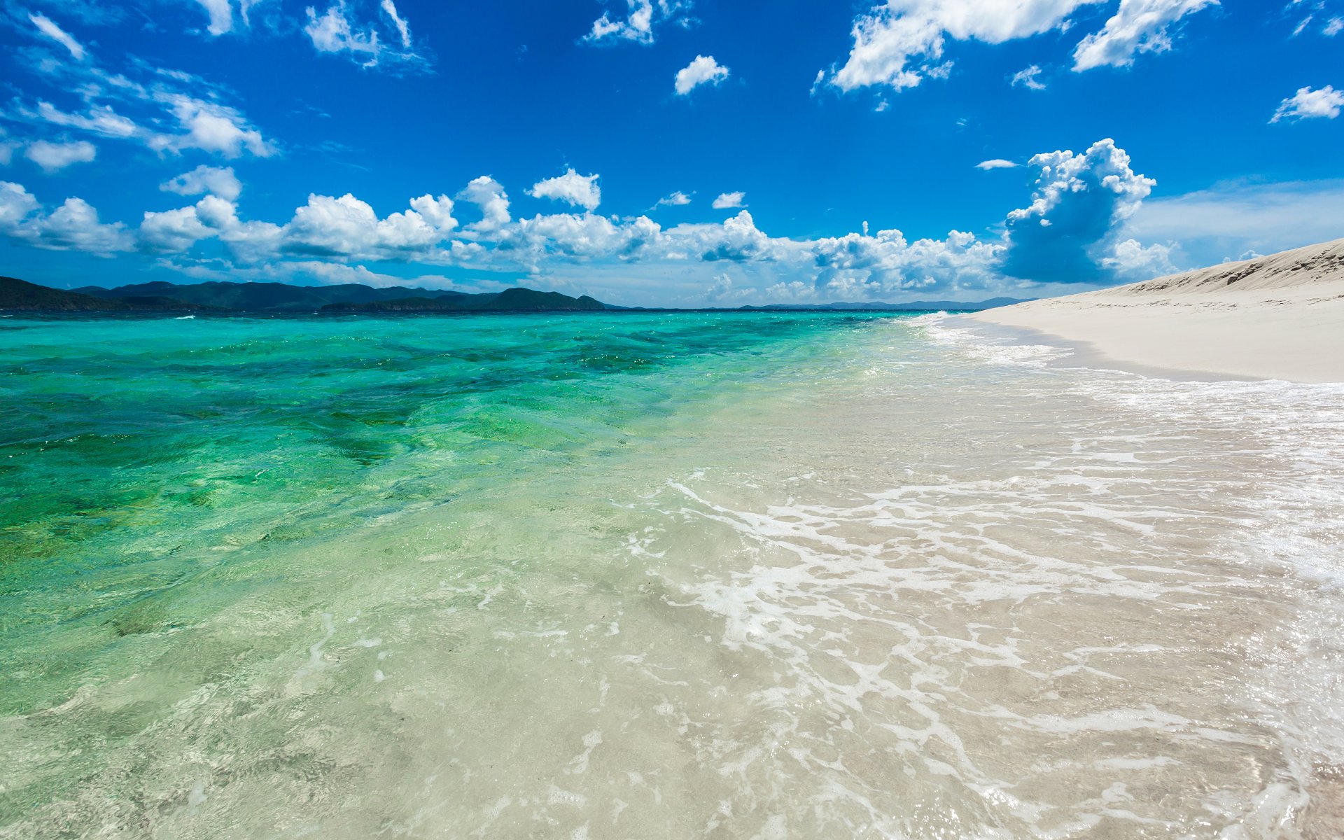 kei island britische jungferninseln felde ozean sommer