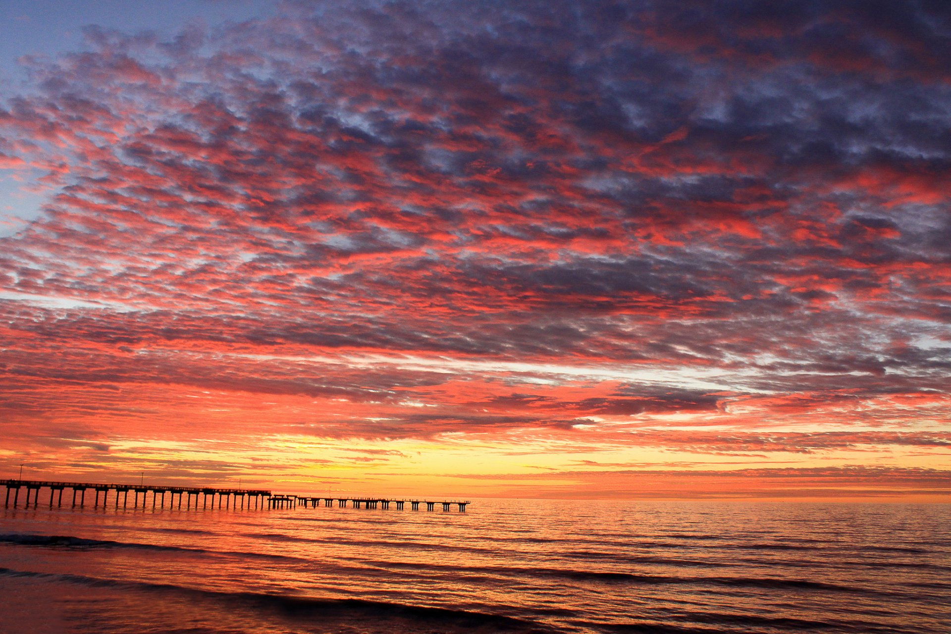 meer strand pier morgen morgendämmerung morgendämmerung